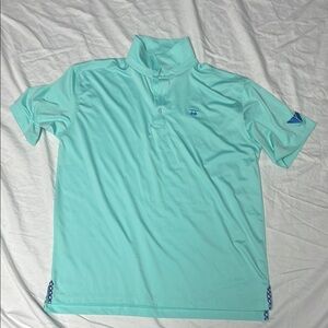 Bald Head Blues Aqua Polo Shirt
